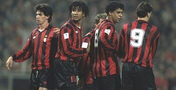 Demetrio Albertini, Ruud Gullit & Frank Rijkaard (AC Milan)