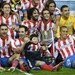 Club Atlético de Madrid celebrate