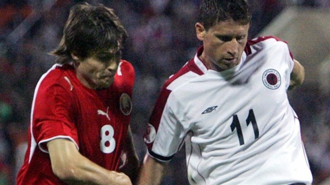 Hasi leaves it late for Albania