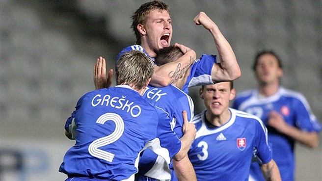 Slovakia find stride to crush San Marino