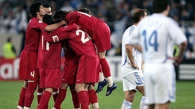 Turkey storm to victory in Athens